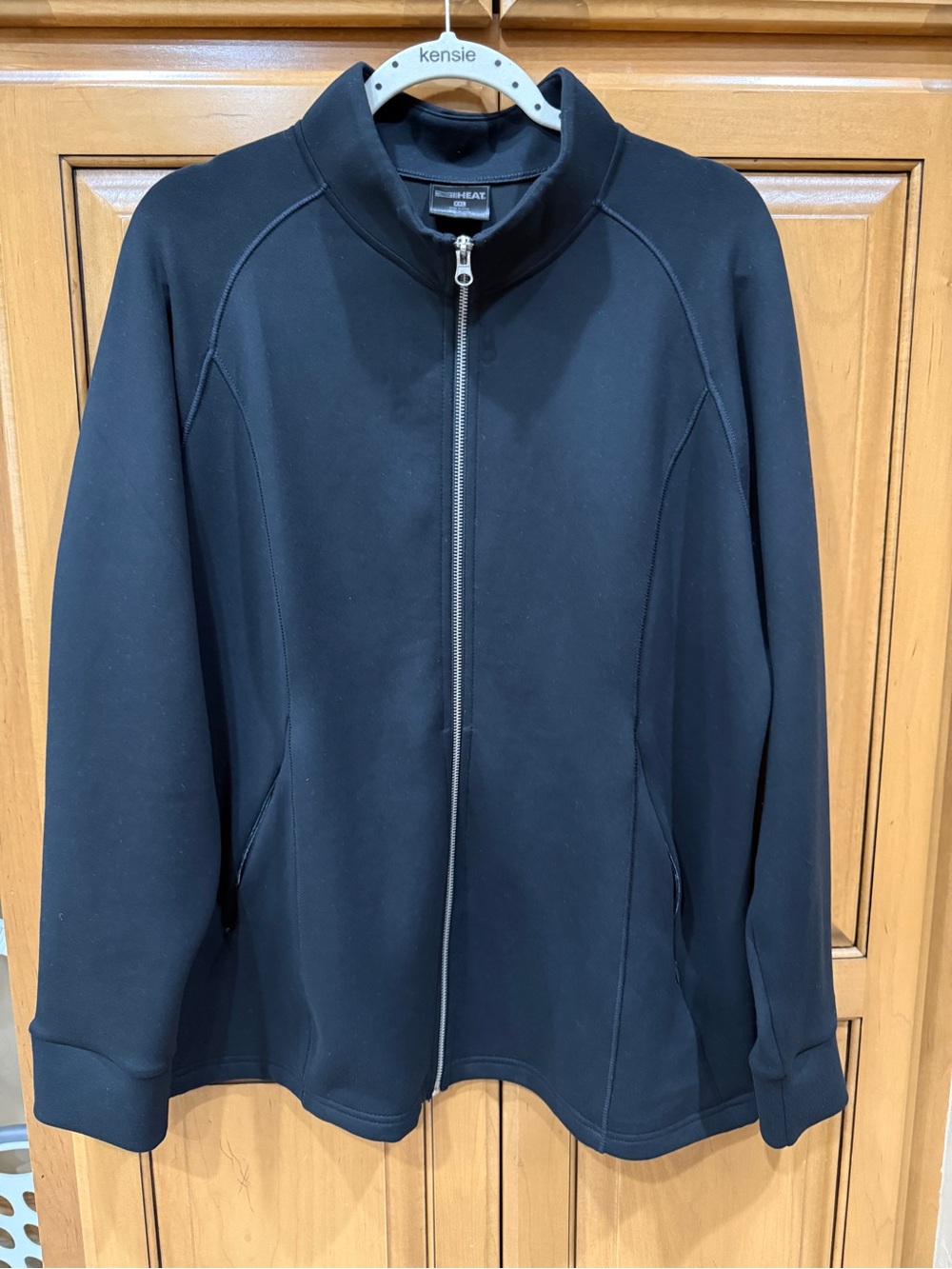 32 Degrees Black Lightweight Full-Zip Jacket